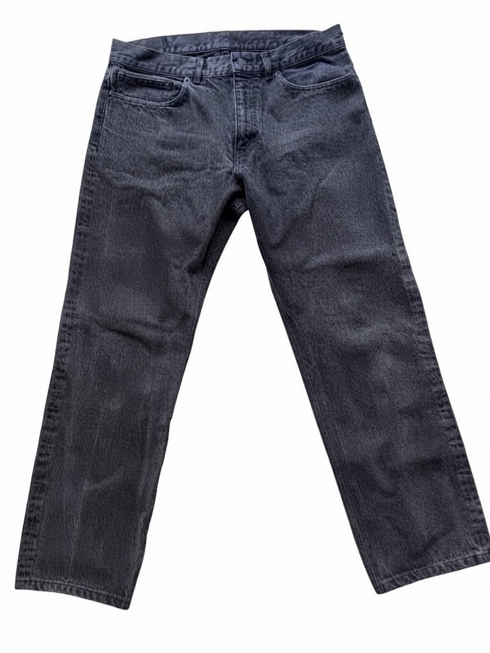 Louis Vuitton Men's Gray Denim Jeans Regular Fit Straight Mid Rise
Dark Wash
